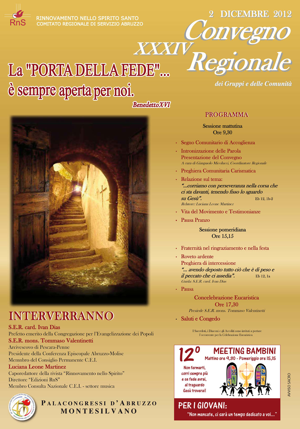 XXXIV Convegno Regionale Abruzzo