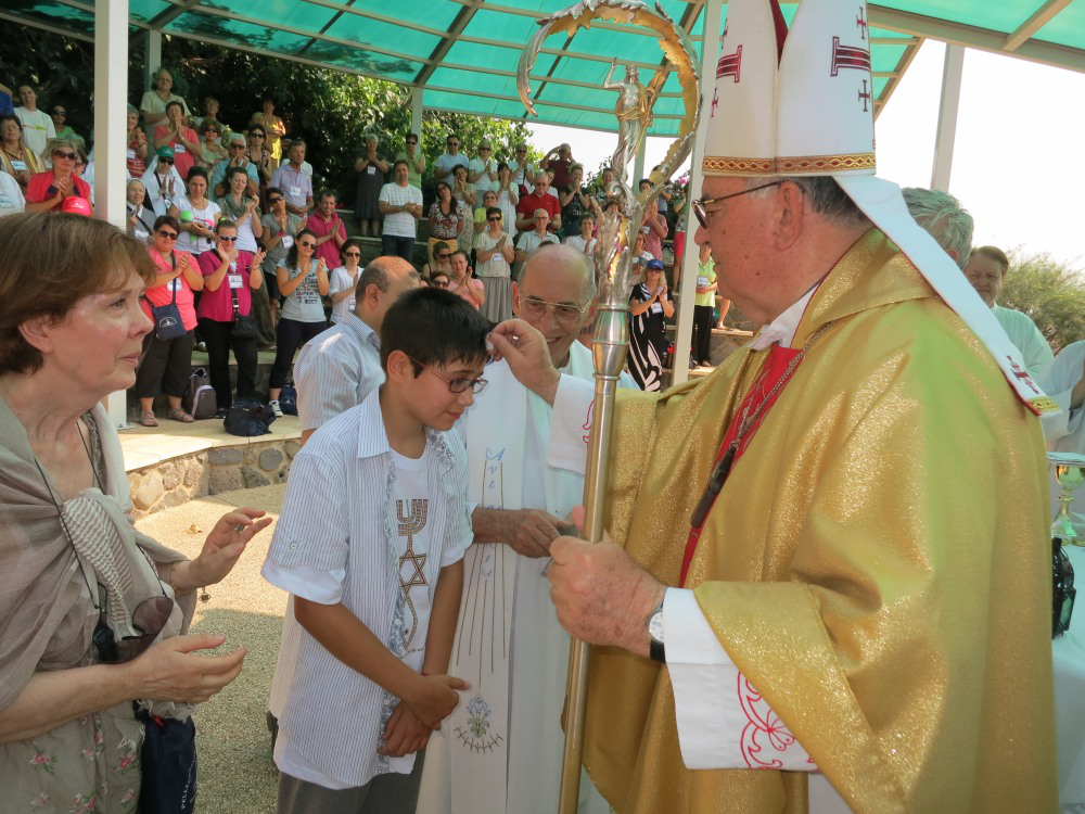 Monte delle Beatitudini - Celebrazione Eucaristica presieduta da Mons. Giacinto Boulos Marcuzzo