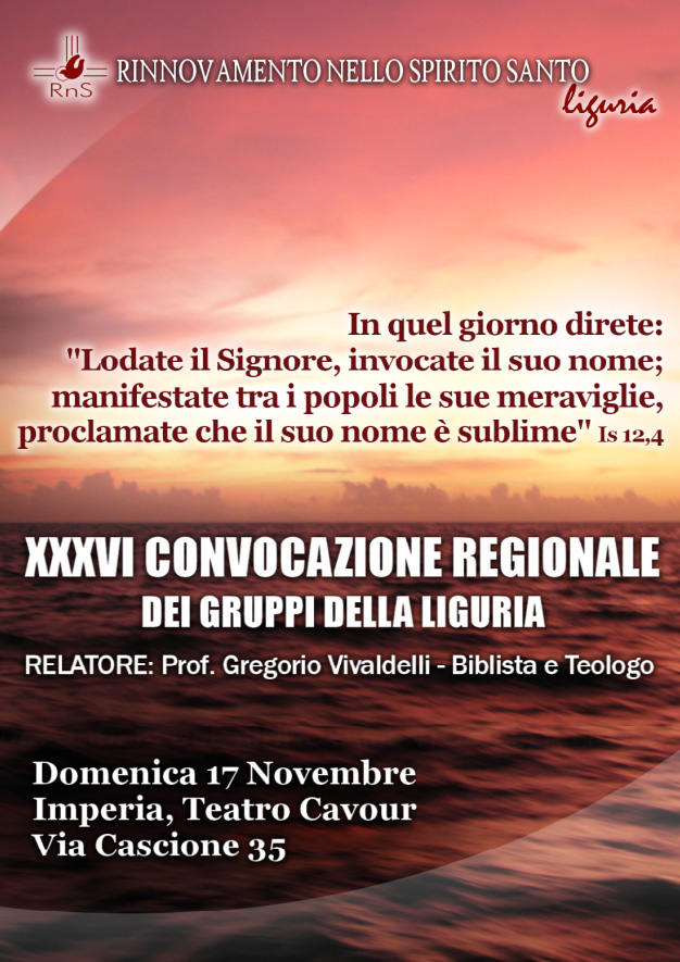 XXXVI Convocazione regionale Liguria