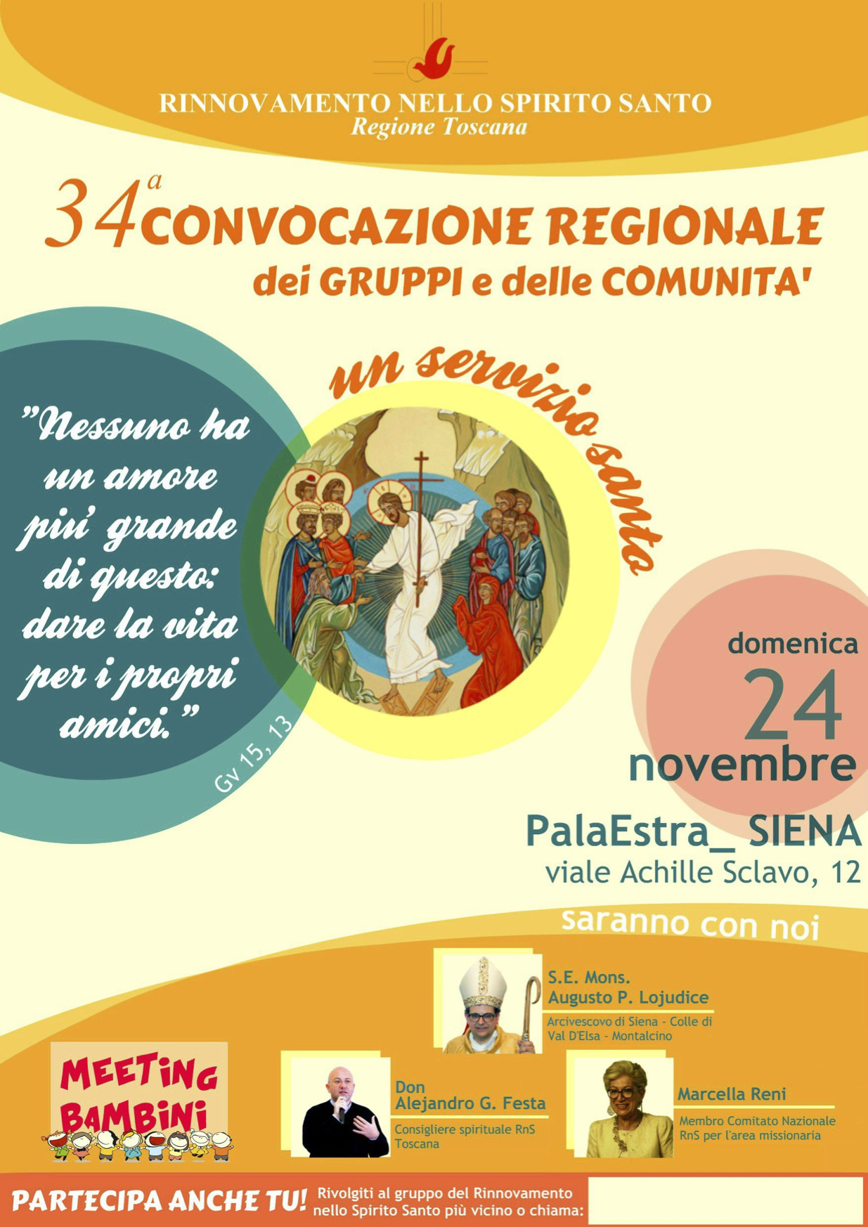 34^ Convocazione Regionale in Toscana