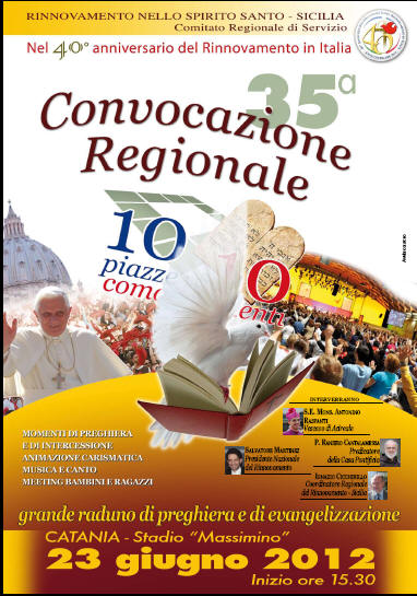 Convocazione Regionale RnS Sicilia 2012