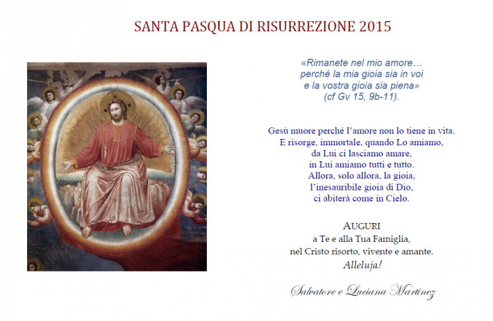 Santa Pasqua di Risurrezione 2015 - Clicca per ingrandire...