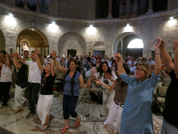 Preghiera per una nuova Effusione dello Spirito - Gerusalemme, Chiesa della Dormizione di Maria